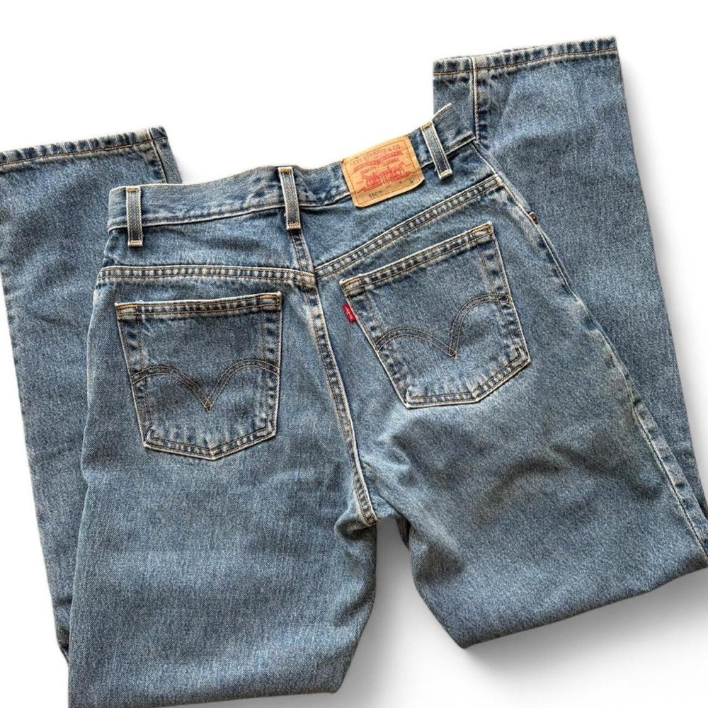vintage 550 levi’s blue jeans